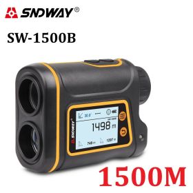 Telescope Laser Range Finder Digital Distance Meter Hunting Monocular Golf Rangefinder LCD Display Roulette Tape Measure (Ships From: China, Color: 1500B 1500m with LCD)