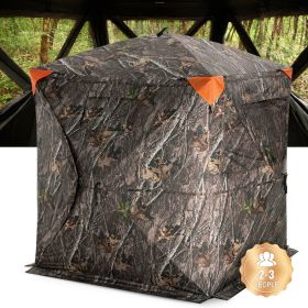 VEVOR Hunting Blind, 270Â° See Through Ground Blind, 2-3 Person Pop Up Deer Blind for Hunting with Carrying Bag, Portable Resilient Hunting Tent (Product Classification: Window + Mesh, Item Size: 58 in)